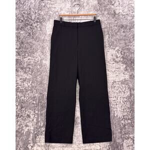 Babaton Agency Pants 12 Womens Aritzia Black High Waisted Wool Twill Trousers